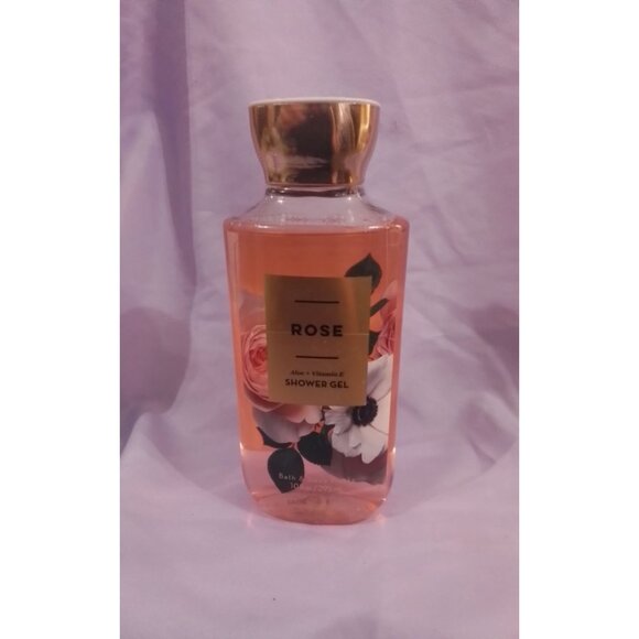 Bath & Body Works Rose Shower Gel 10 oz Shea & Vitamin E Modern Delicate Scent - Picture 1 of 2